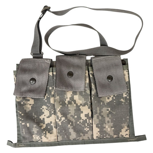 US SURPLUS ACU DIGITAL CAMO 3-CELL BANDOLIER