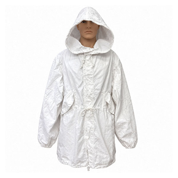 US MILITARY SURPLUS SNOW WHITE CAMO PARKA - SIZE SMALL