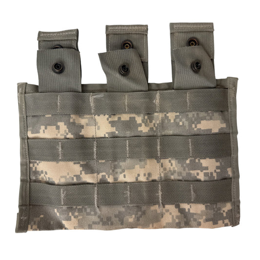 US SURPLUS ACU MOLLI II TRIPLE MAGAZINE POCKET 30 ROUND