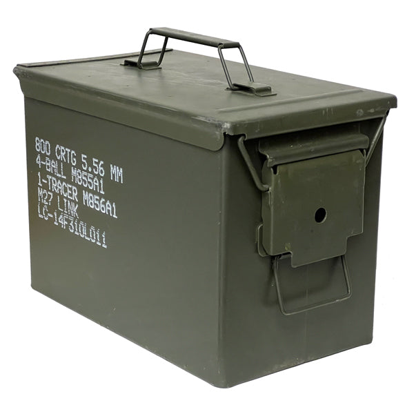 US SURPLUS FAT 50 CAL AMMO CAN
