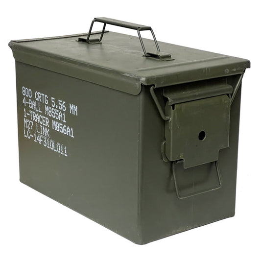 US SURPLUS FAT 50 CAL AMMO CAN