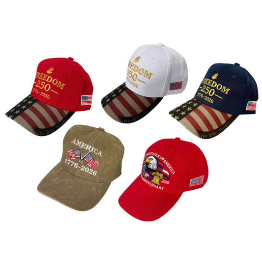 USA 250TH ANNIVERSARY CAPS