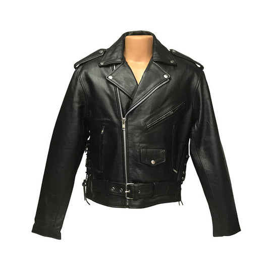 UNIK® MENS LEATHER TRADITIONAL PREMIUM M.C. JACKET