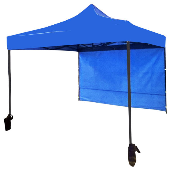 WORLD FAMOUS SPORTS® 10' X 10' BLUE CANOPY WITH SIDE WALL. In-Store Pick Up Only!