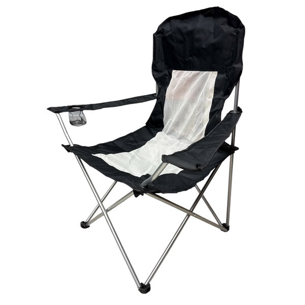 WORLD FAMOUS SPORTS® DELUXE MESH QUAD FOLDING CHAIR