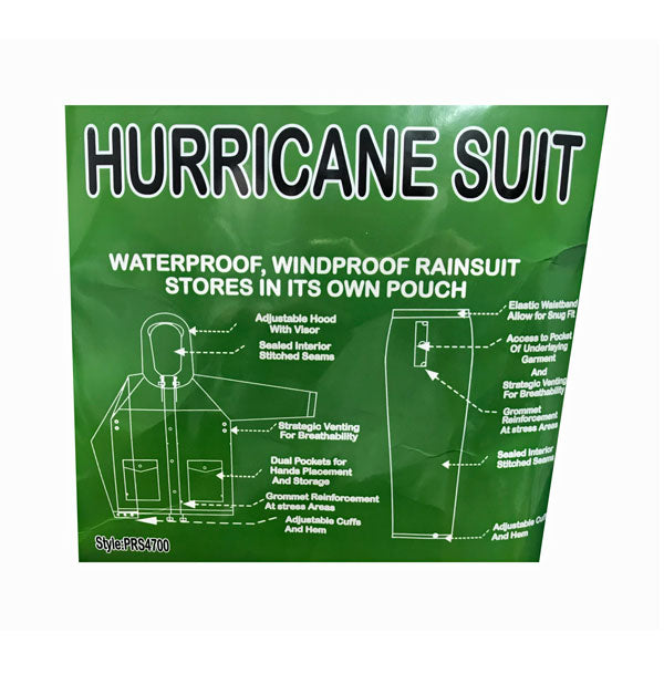 WORLD FAMOUS SPORTS® HURRICANE RAINSUIT 2PC