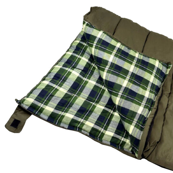 WORLD FAMOUS SPORTS® -10° OAKWOOD OVERSIZED SLEEPING BAG