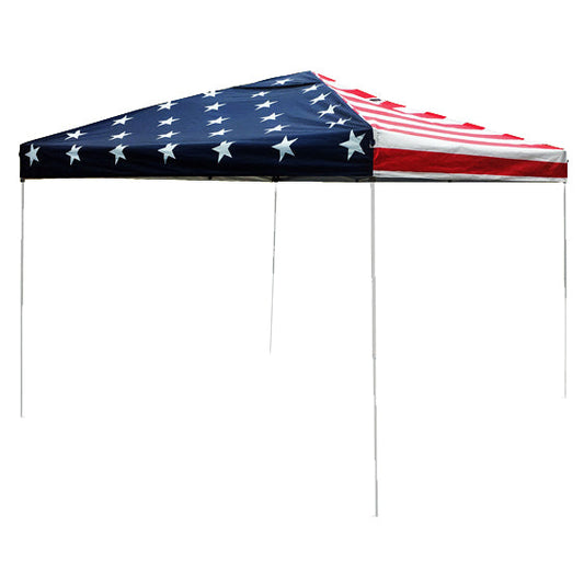WORLD FAMOUS SPORTS® 10' X 10' STARS & STRIPES INSTANT CANOPY