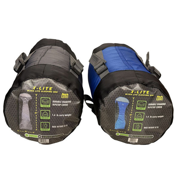 WORLD FAMOUS SPORTS®   40°F ULTRA LIGHT SLEEPING BAG