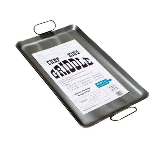 ROCKY MOUNTAIN COOKWARE 12"X 20" CHEF KING GRIDDLE